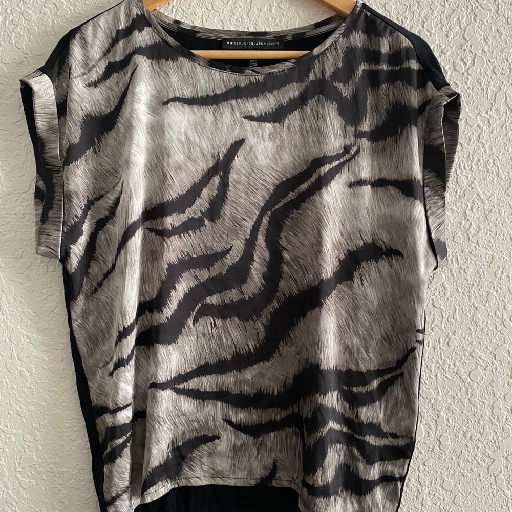Animal Print Women's Top - S - White House Black Market